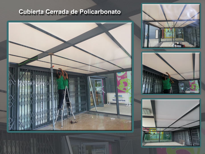 Instalaci N De Techos De Policarbonato Con Carpinter A De Aluminio